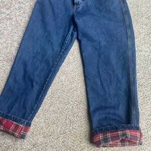 MOOSE CREEK LEGENDARY OUTDOOR CLOTHING FLANNEL LINED JEANS Men's 36" x 32"